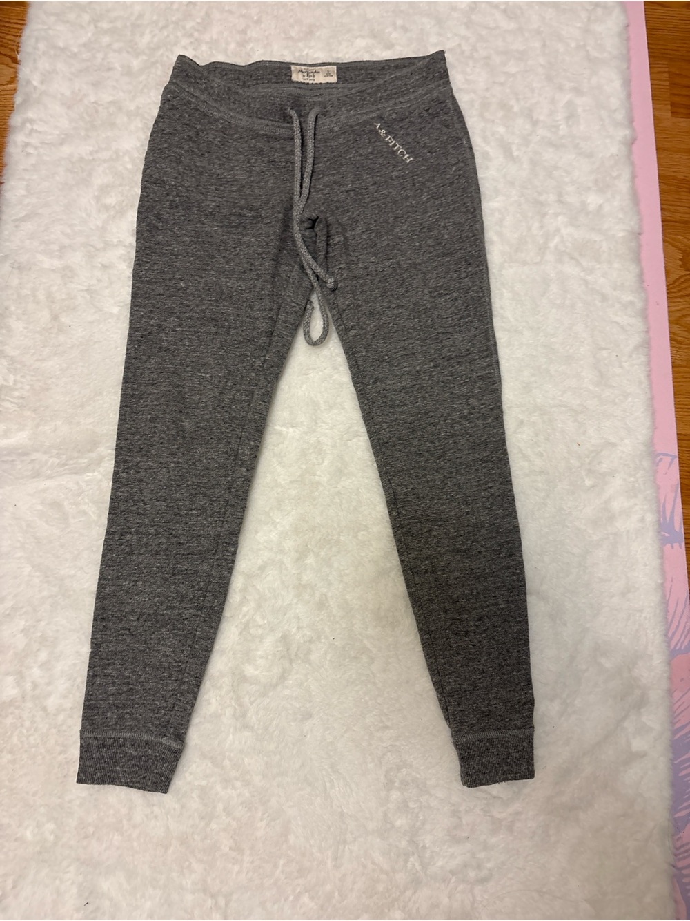Abercrombie & Fitch Charcoal Gray Kids Sweatpant Joggers